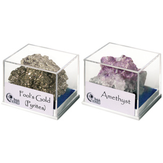 Rocks and Minerals display