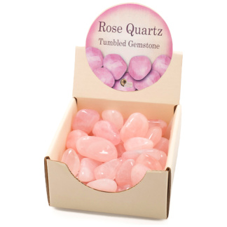 Rose Quartz tumbled stones