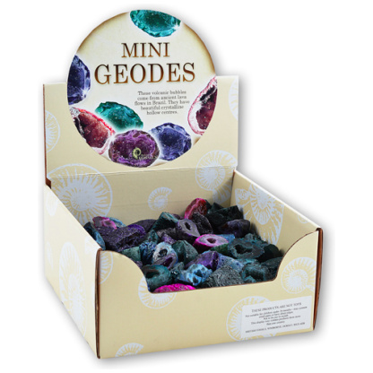 Display box of mini geodes