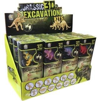 Jurassic 3D Excavation display box
