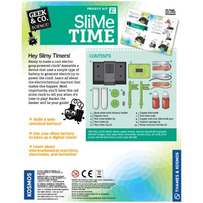 Slime Time back of box