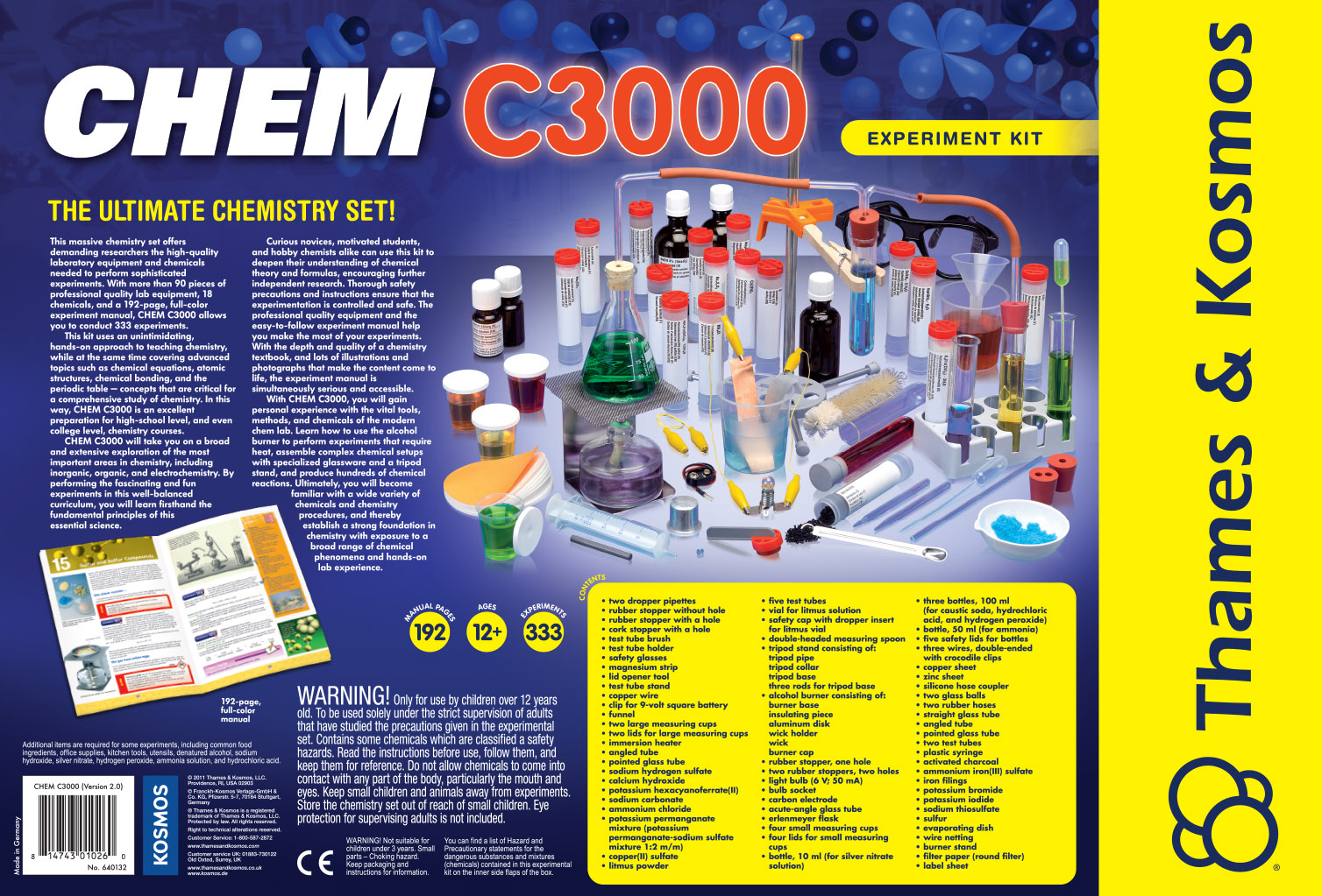 chem c3000 advanced chemistry set