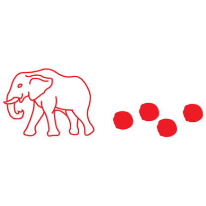 Elephant stamp