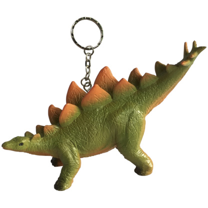 Stegosaurus keychain