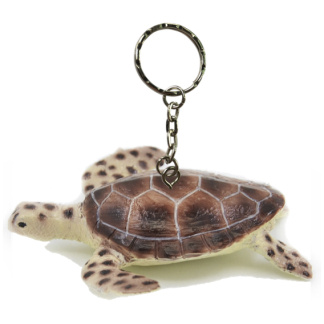 Green turtle keychain