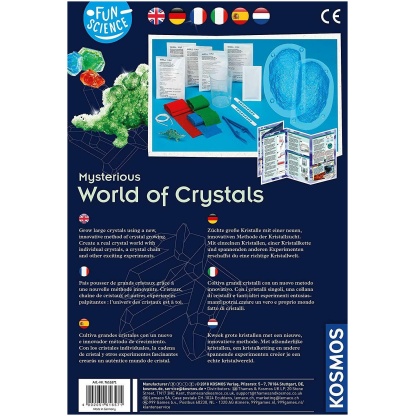 World of crystals back of box