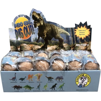 Dino Egg Dig Out display