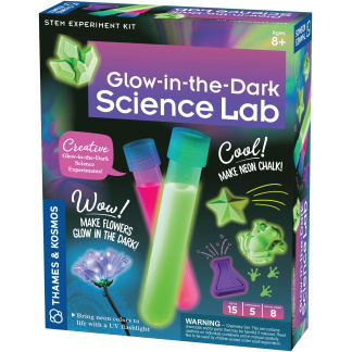 Glow in the dark science lab box