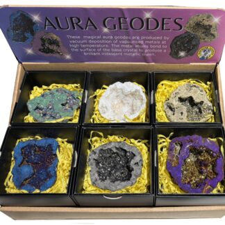 Aura Geodes display