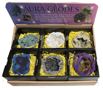 Aura Geodes display