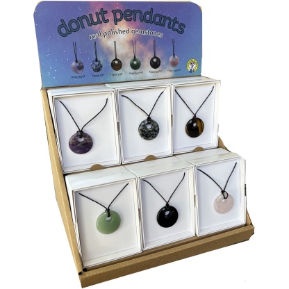 Donut pendants display