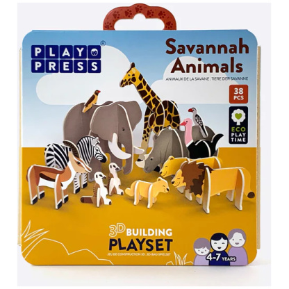 Savannah Animals Playset (pack of 8)