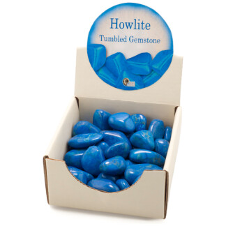 Howlite tumbled gemstones