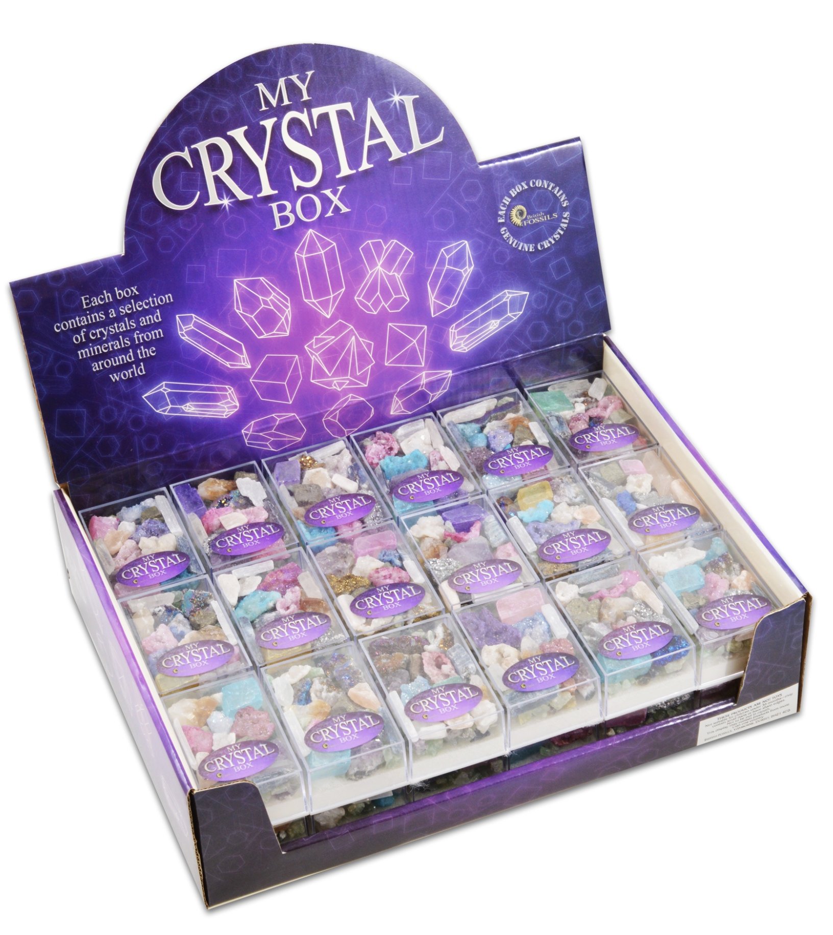 My Crystal Box (Display Of 36) - Science And Nature