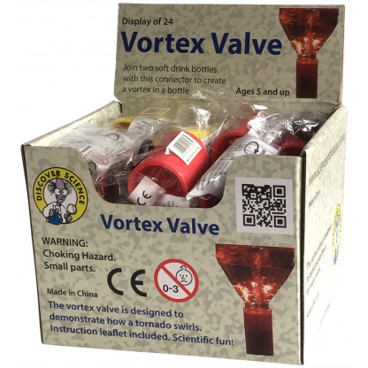 Vortex valve display box
