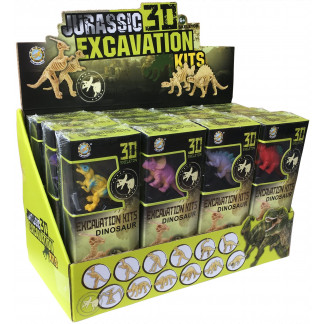 Jurassic 3D Excavation display box