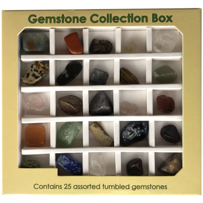 Gemstone collection box