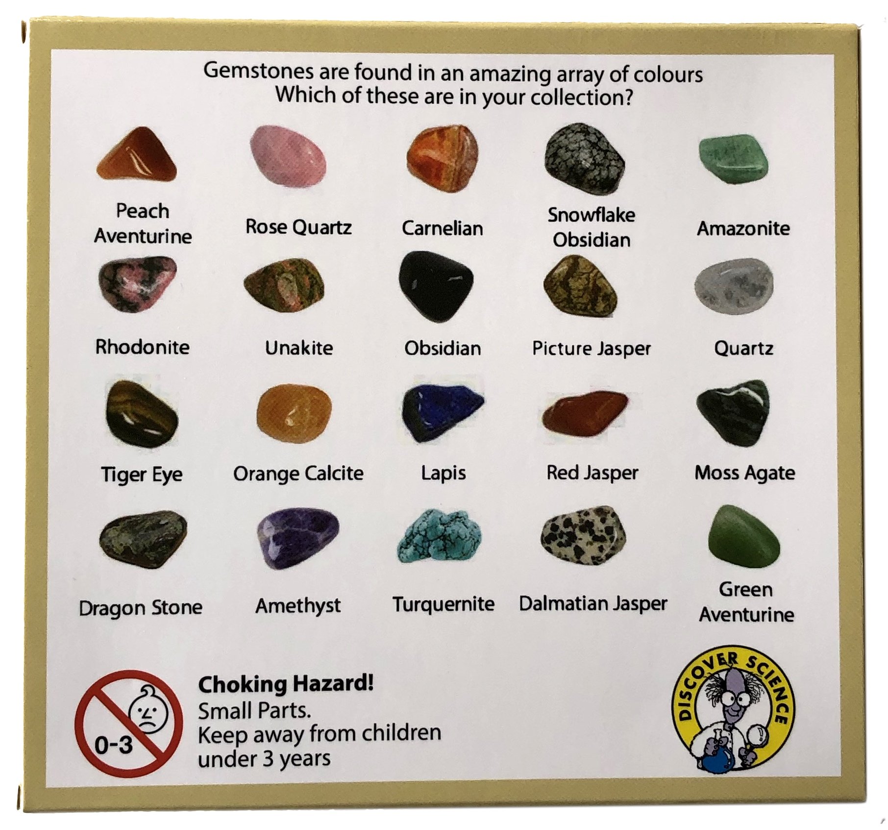 Gem stone & Rock selection Box fab geology crystal nature gift for the collector 