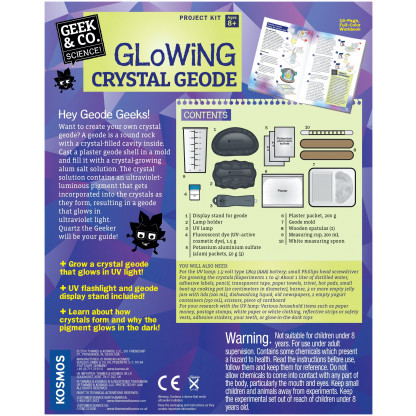 550022 1 scaled <p class="p1">Create your own glowing crystal geode that glows in ultraviolet light.</p>