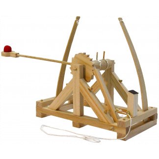 25618 "Leonardo da Vinci Trebuchet Trabajo De Madera Modelo Kit 