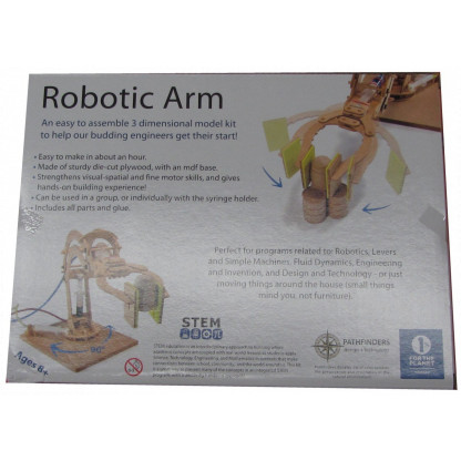 6710 1 Hydraulic circuits power the robotic articulated arms. Great wooden kit for budding engineers!