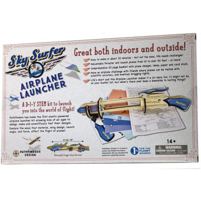 6735 3 scaled Sky Surfer is fun to assemble and great to operate. Make up and launch various paper plane designs.
