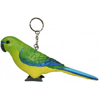 Orange Bellied Parrot keychain