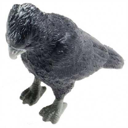 Red-tailed black cockatoo figurine