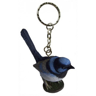 Blue Wren keychain