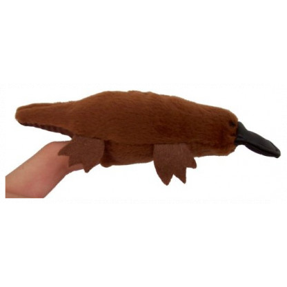 Platypus finger puppet