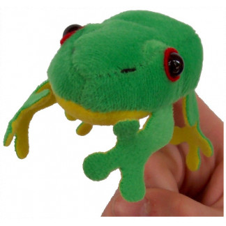 Frog finger puppet