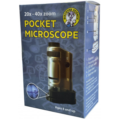 78120 6 scaled The pocket microscope is a 20x - 40x pocket Zoom microscope with LED lamp. Explore the natural world in fine detail.