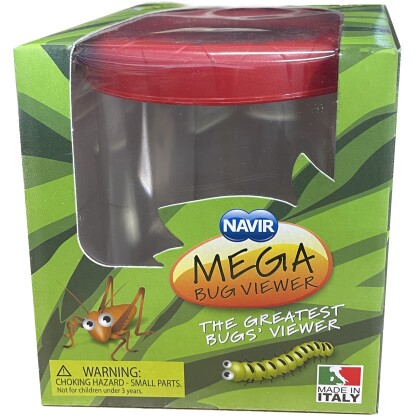 8027 10 Mega Bug Viewer is a JUMBO magnifying viewer for observing insects, small water creatures, tadpoles.