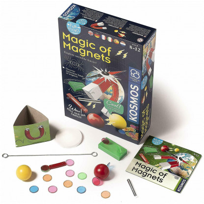 7616595 1 With the Magic of Magnets kit you can learn about compasses, magnetic poles and make magnetic games.