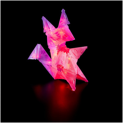 888003 4 Starlight Kitty includes 66 <strong>Creatto</strong> pieces, a string of 40 LED lights, and assembly instructions to build a kitty cat, mouse house, teddy bear, and squirrel, but the possibilities are limited only by your imagination! What will you create?