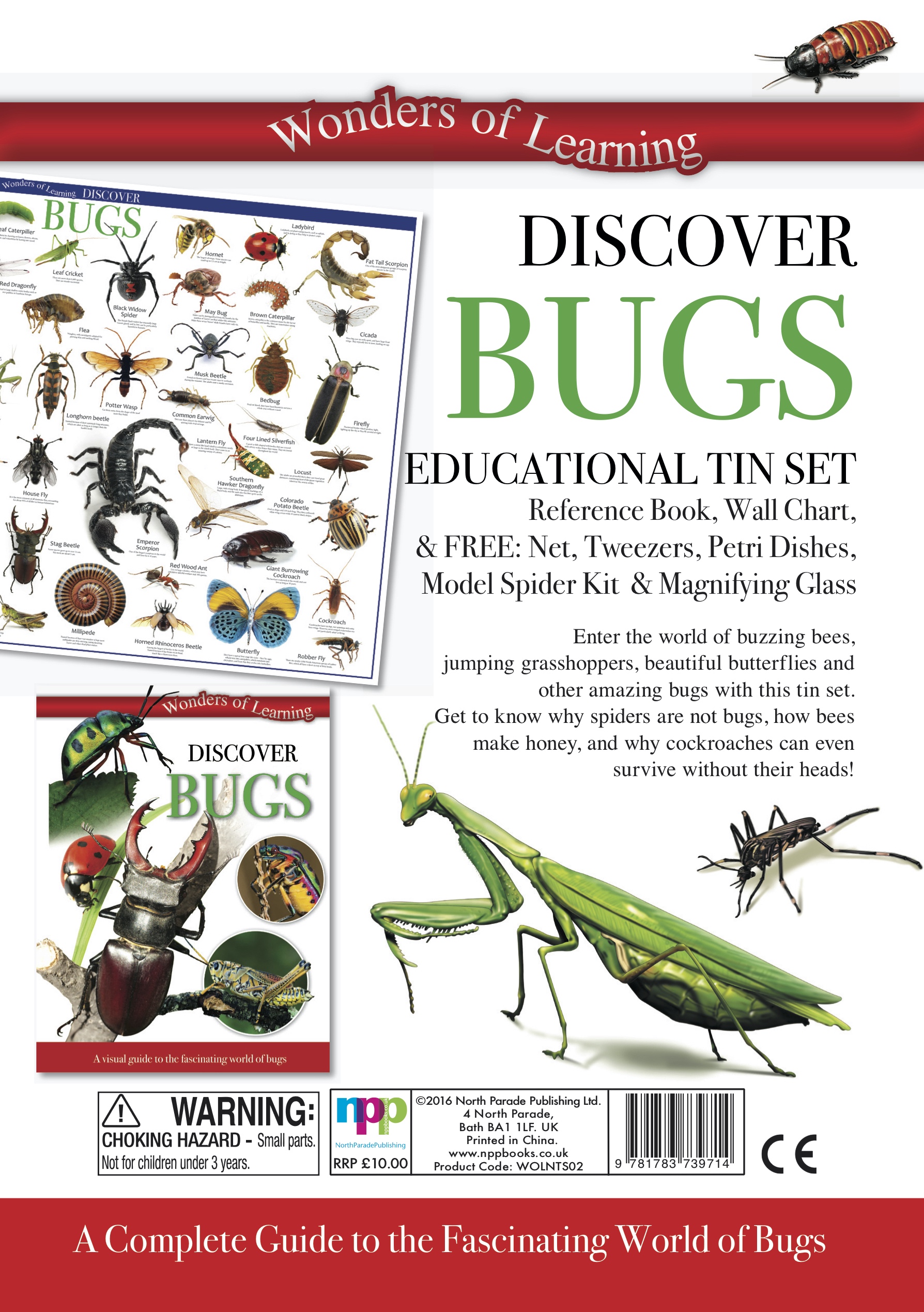 Discover Bugs Tin Set 