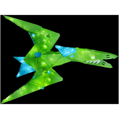 888008 4 Creatto Dragon craft kit provides the inspiration to create a model of a dragon, a flying dinosaur, a parakeet or a dragonfly.