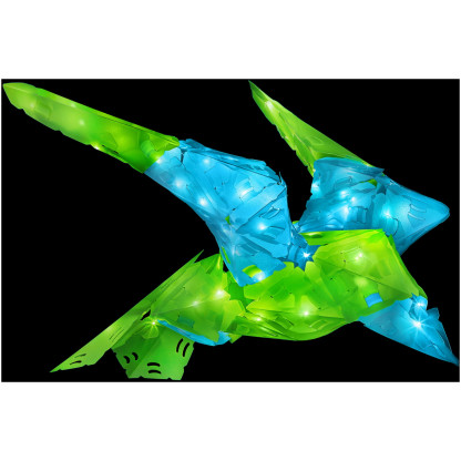888008 5 Creatto Soaring Dragon and flying friends craft kit provides the inspiration to create a model of a dragon, a flying dinosaur, a parakeet or a dragonfly.