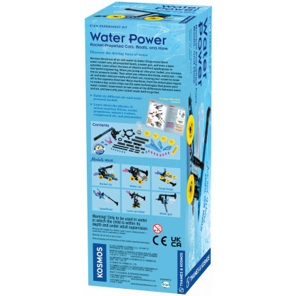 550048 2 <span style="font-weight: 400;">Water Power Science kit harnesses the power of air and water to make things move! Build water-rocket cars, jet-propelled boats and more.</span>