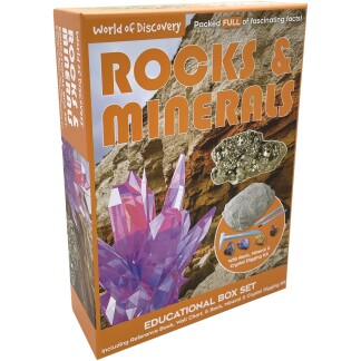 World of Discovery Rocks and Minerals box