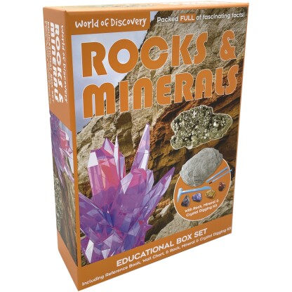 World of Discovery Rocks and Minerals box