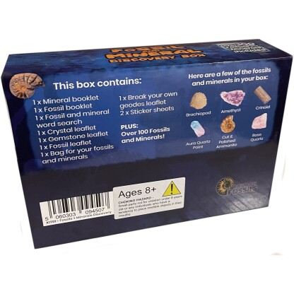 3250 1 scaled Fossil and Mineral Discovery Box contains a wealth of treasures and fossils for the intrepid explorer to enjoy.