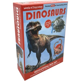 World of discovery Dinosaurs box