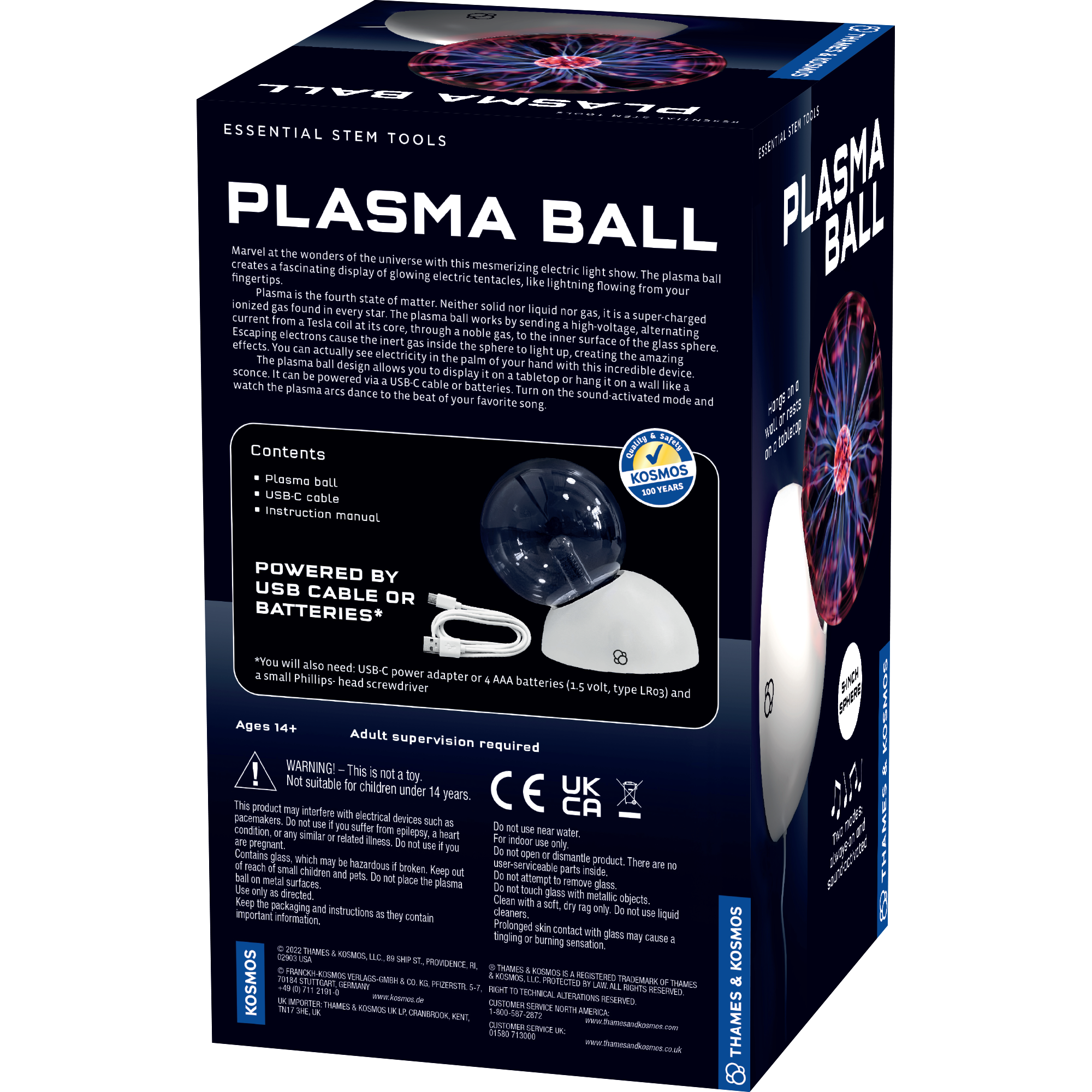 Plasma Ball 8 Green - Mind Games USA