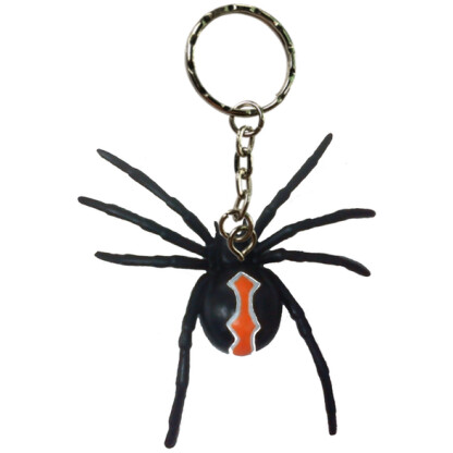 Katipo spider keychain