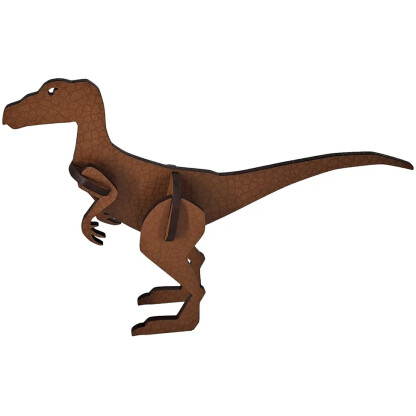 Velociraptor A5 wooden kit
