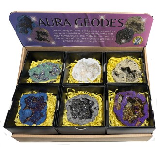 Aura Geodes display