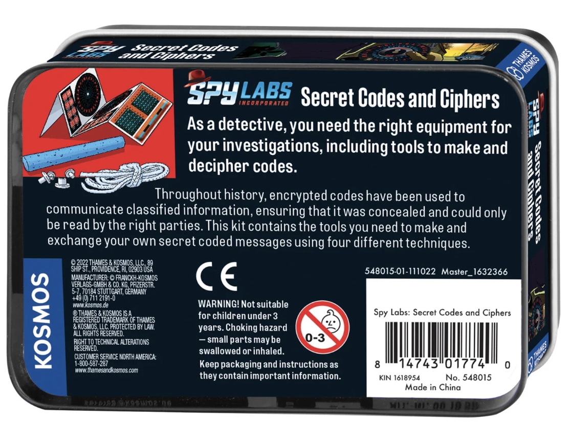 Spy Labs Secret Codes and Ciphers 2 548015 Spy Labs Secret Codes and Ciphers - Image 2