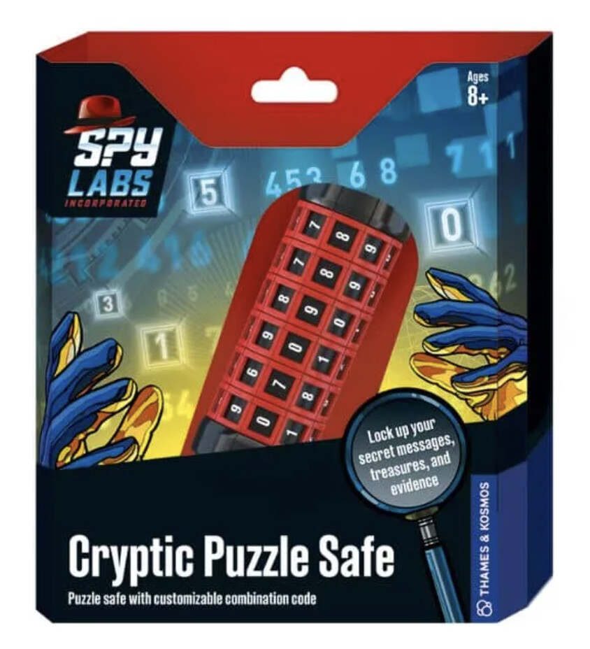 Spy Labs Cryptic Puzzle Safe 1 548007 Spy Labs Cryptic Puzzle Safe
